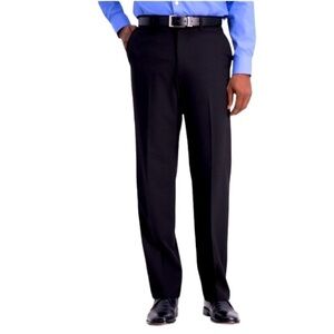 J M Haggar back dress pants. Flat front classic fit no cuffs belt loops 44/27
C